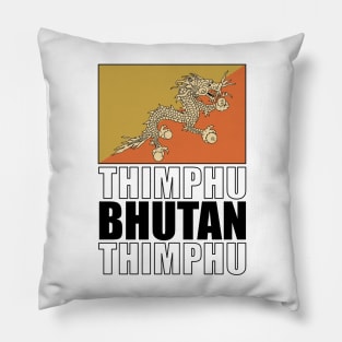 Flag of Bhutan Pillow