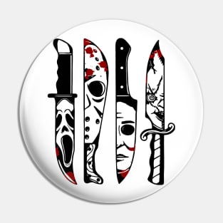 Halloween Knives Pin