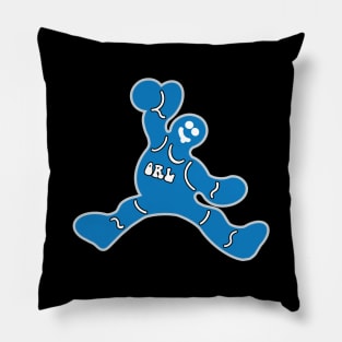 Jumping Orlando Magic Gingerbread Man Pillow