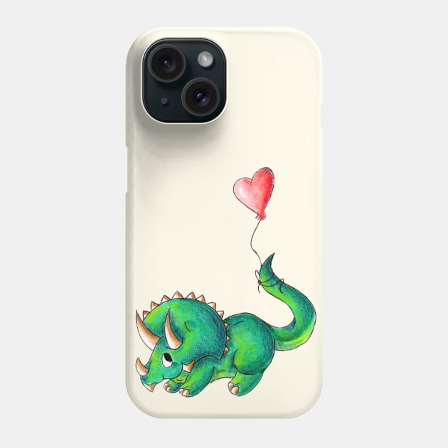 Balloon for Baby (Girl) Phone Case by KristenOKeefeArt