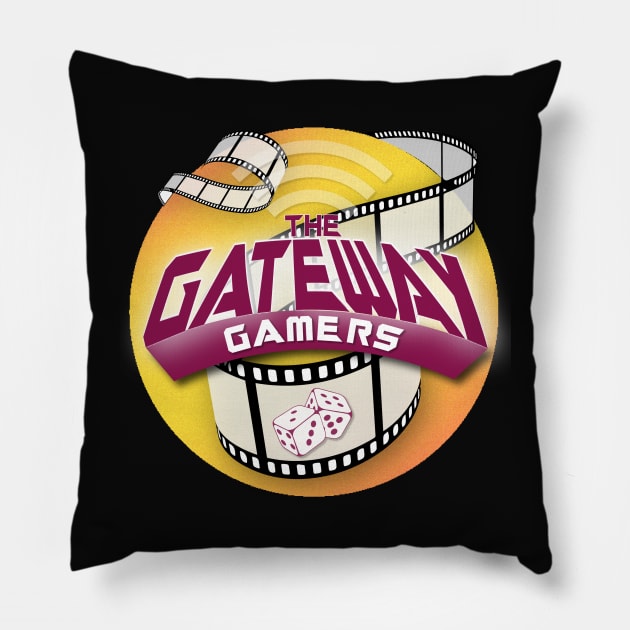 The Gateway Gamers Blockbuster Summer Logo Pillow by Previously Recorded Network