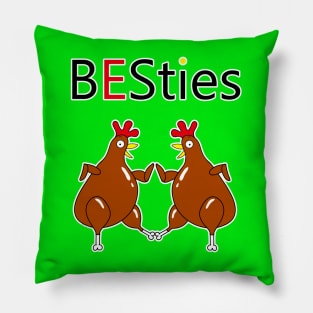 Besties_Chicken Dance Pillow