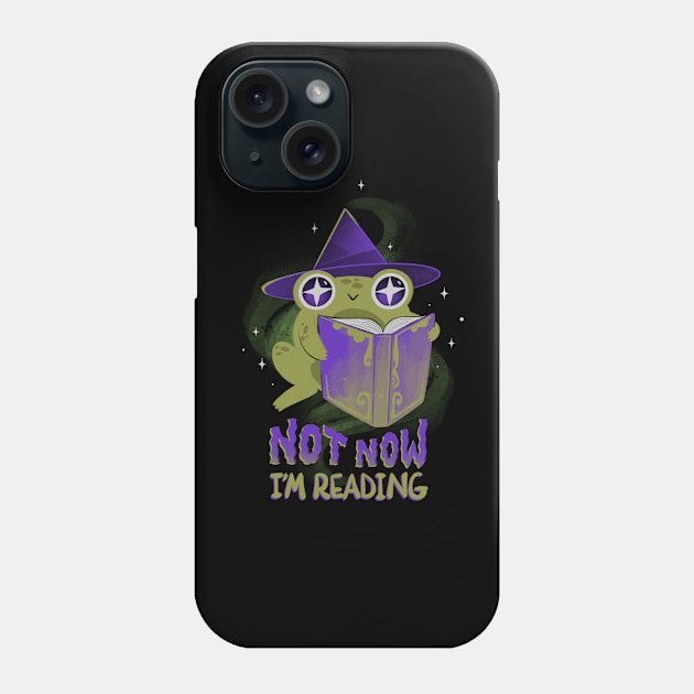 Not now, I'm reading! Phone Case by rikolaa