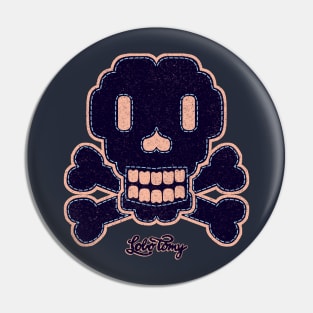 SKULL PATCH by Lobo Tomy (navy edition) Pin