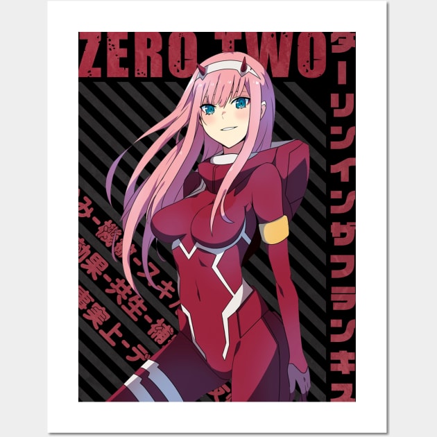 Zero two, Anime darling in the franxx! Poster for Sale by The