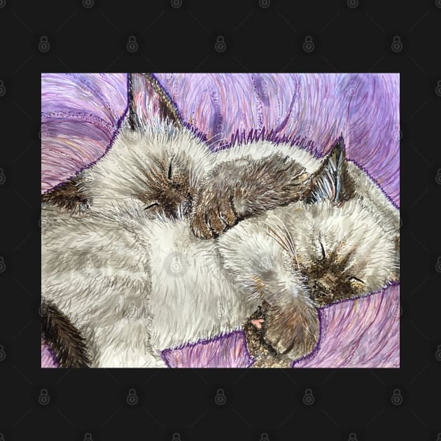 Siamese kittens by SamsArtworks