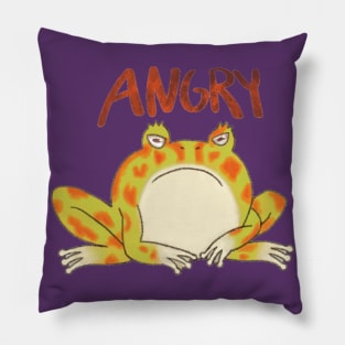 Angry Froggo Pillow