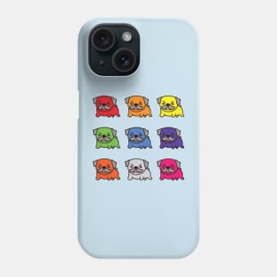 Rainbow Bulldog Set Phone Case