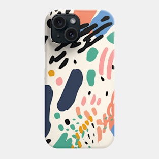 Abstract Brushstrokes Phone Case