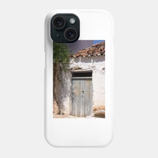 Blue shuttered door. Phone Case