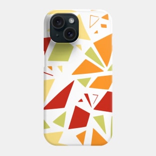 Fall Themed Triangle Abstract Design Phone Case