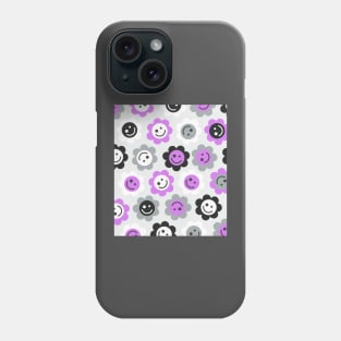 Asexual Flower Faces Phone Case