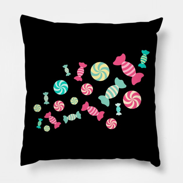 Pastel Sugar Crush Pillow by XOOXOO