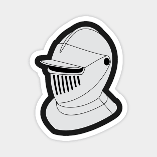 16th century helmet (silver) Magnet