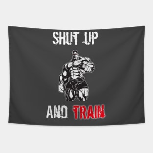 Shut Up And Train Tapestry