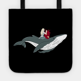 Whal fly away with me Tote