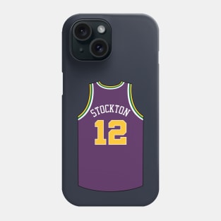 John Stockton Utah Jersey Qiangy Phone Case