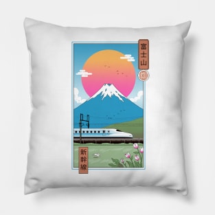 Shinkansen in Mt. Fuji Pillow