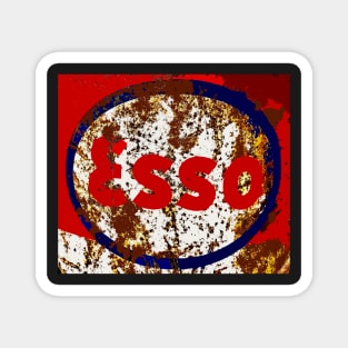 ESSO EXXON VINTAGE GRAPHIC ADVERTISEMENT AD SIGN Magnet