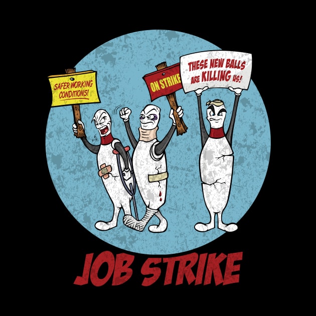 Bowling Job Strike Comics by TEEWEB