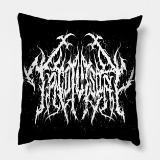 Taco Tuesday - Death Metal Logo Pillow