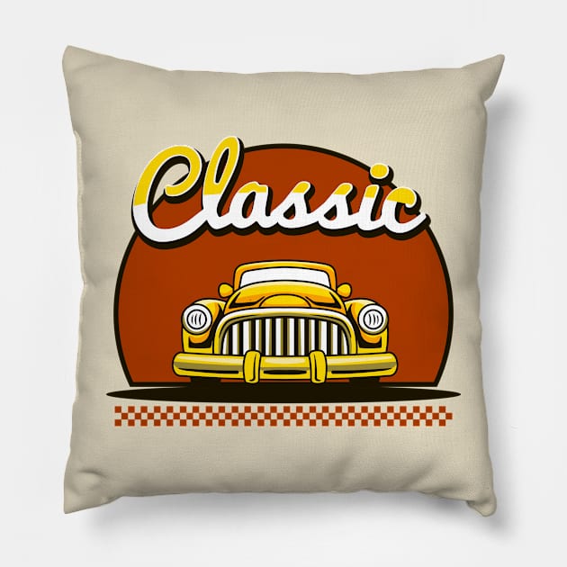 Car Badge Pillow by Harrisaputra