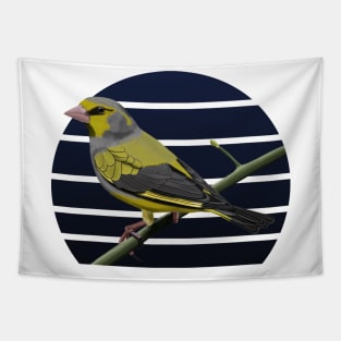 jz.birds Greenfinch Bird Animal Art Tapestry