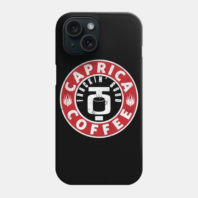 Caprica Coffee (red) Phone Case by JohnLucke