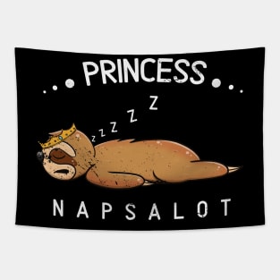 Cute Sloth Lazy Office Worker Working Sloth Statement Chill Tapestry