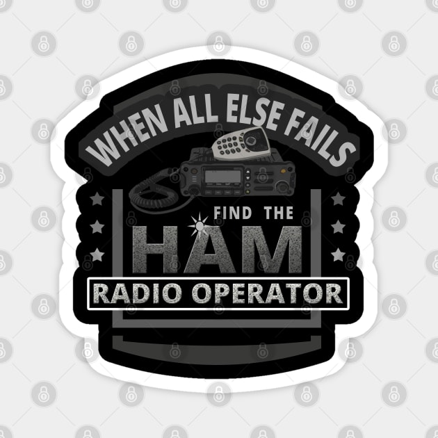 When All Else Fails Find the Ham Radio Operator - Ham Radio Operator ...