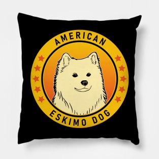 American Eskimo Dog Portrait Pillow