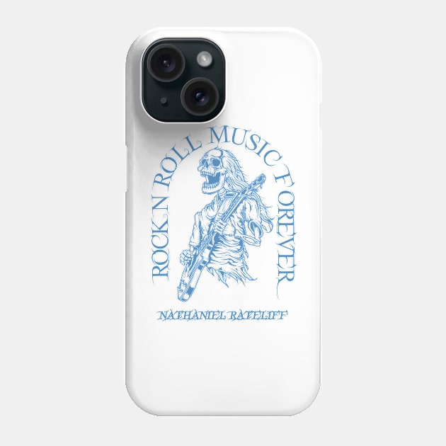 Nathaniel Rateliff /// Skeleton Rock N Roll Phone Case by Stroke Line