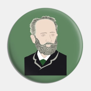 Tchaikovsky - Portrait Pin