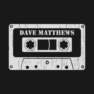 Dave Matthews - Vintage Cassette White T-Shirt