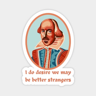 William Shakespeare Portrait and Quote Magnet