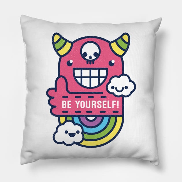 Be Yourself Pillow by BeanePod