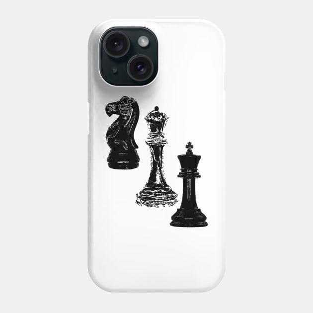 Chess set design Phone Case by artbyluko