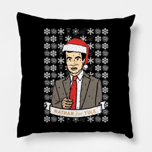 Nathan for Yule - Christmas Pillow