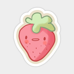 Strawberry illustration Magnet
