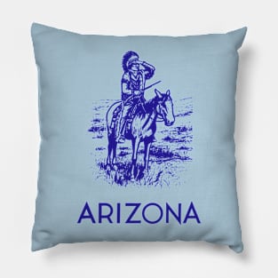 Old School Arizona Pillow