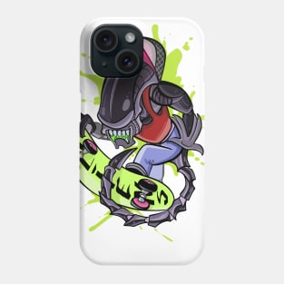In space, no one can hear you grind! Phone Case