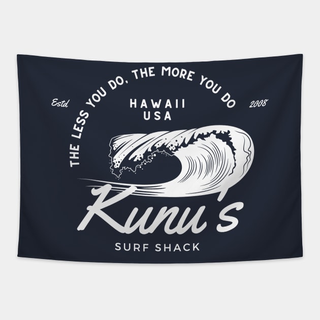 Kunu's Surf Shack Tapestry by Nostalgia*Stuff