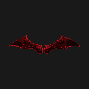 The Bat Man logo (Red) T-Shirt