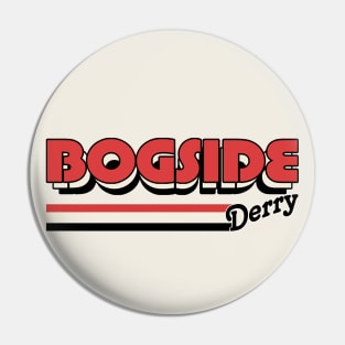 Bogside Derry / Retro Style Irish County Design Pin