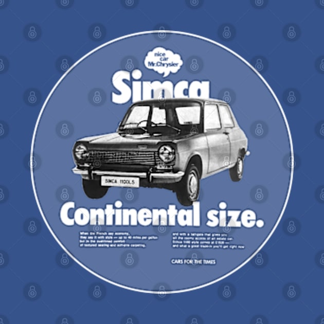 SIMCA 1100LS - advert by Throwback Motors