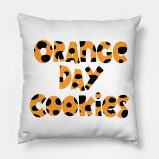 Orange day cookies Pillow