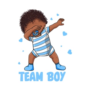 Team Boy Baby Announcement Gender Reveal Party Gift For Men Women T-Shirt