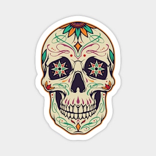 Day Of The Dead - skull Magnet