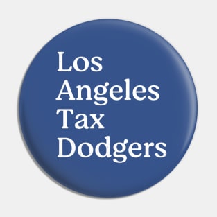 Los Angeles Tax Dodgers Pin