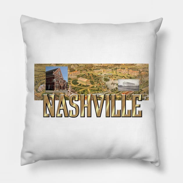 Nashville Pillow by teepossible